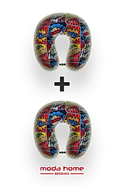 2li  Visco Seyahat Yastığı Pop art